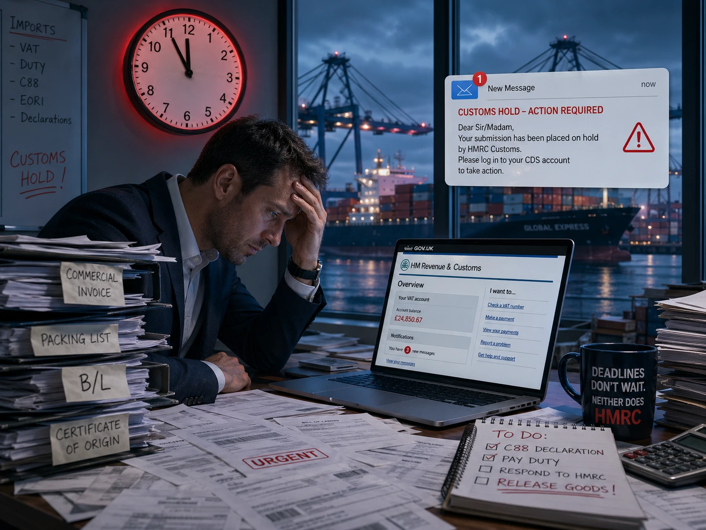 Shipment Stuck in Customs — Get 24-Hour Emergency Clearance