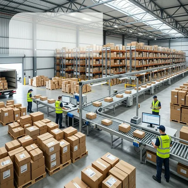 Automotive and ecommerce warehouse stock and dispatch
